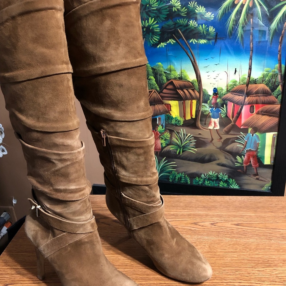 Guess Daris Knee High Suede Boot